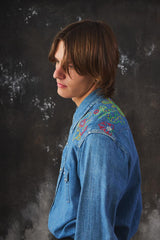 Levi's Vintage Clothing Cactus Floral Embroidered Western Shirt 丹寧仙人掌花卉刺繡西部襯衫
