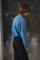 Levi's Vintage Clothing Cactus Floral Embroidered Western Shirt 丹寧仙人掌花卉刺繡西部襯衫