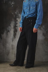 U.S.NAVY 13 Button Wide Leg Sailor Pants 美國海軍13釦水手寬褲 斜紋布版本