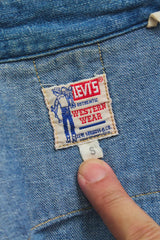 Levi's Vintage Clothing Cactus Floral Embroidered Western Shirt 丹寧仙人掌花卉刺繡西部襯衫