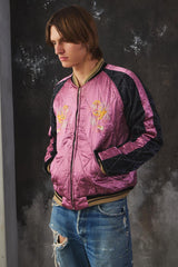 Tailor Toyo Velvet × Quilted Satine Reversible Souvenir Jacket "3rd Marine Division"