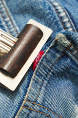 Vintage 1960s Distressed Levi's 501 "Big E" Selvedge Denim Jeans Factory2 60 年代原版 磨損破壞感赤耳丹寧牛仔褲