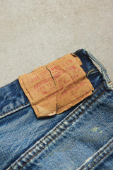 Vintage 1960s Distressed Levi's 501 "Big E" Selvedge Denim Jeans Factory2 60 年代原版 磨損破壞感赤耳丹寧牛仔褲