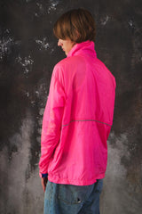 Vintage Patagonia 90s Neon Pink &Blue Anorak Shell Jacket 90 年代古著 霓虹粉拼接防風連帽連袖外套 美國製