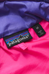 Vintage Patagonia 90s Neon Pink &Blue Anorak Shell Jacket 90 年代古著 霓虹粉拼接防風連帽連袖外套 美國製