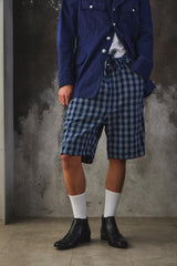 PORTER CLASSIC PALAKA SHORTS INDIGO