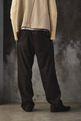 AURALEE Blue Faced Wool Slacks Dark Brown 羊毛直筒西裝長褲