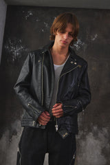 Lewis Leathers "Lightning" No.391 Leather Jacket 英國製造雙拉鍊騎士皮衣
