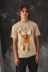 Toy Machine "Cyril the Crab" Bra Graphic Sand Tee 獨眼螃蟹怪內衣印花短T