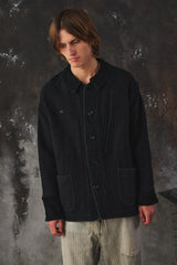 Porter Classic SASHIKO FRENCH JACKET Black