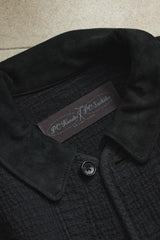 Porter Classic SASHIKO FRENCH JACKET Black