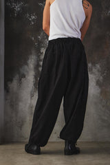 Ground Y Cotton Broad Drawstring Wide Pants Balloon Pants 山本耀司支線 經典款 純棉抽繩寬褲 氣球褲