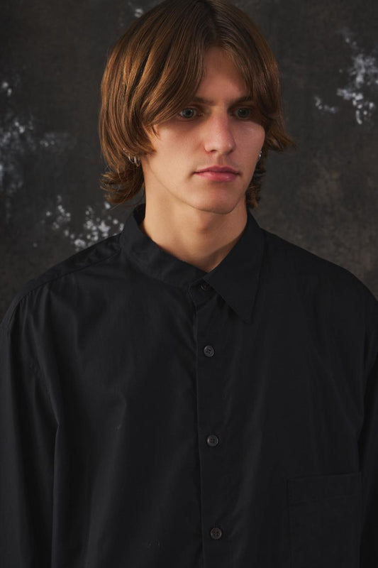 Ground Y 100/2 Cotton Broad Standard Shirt 山本耀司支線 純棉襯衫 長版基本款