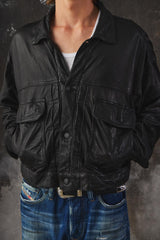 BEAMS -Wide Short-Fit Sheep Leather Jacket 短版植物鞣製羊皮外套