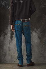 Vintage 2000s Levi's RED Zipper Denim Jeans 34x34 Made in Tunisia 復古2000 年代早期立體剪裁多拉鍊牛仔褲