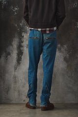 Vintage 2000s Levi's RED Zipper Denim Jeans 34x34 Made in Tunisia 復古2000 年代早期立體剪裁多拉鍊牛仔褲