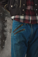 Vintage 2000s Levi's RED Zipper Denim Jeans 34x34 Made in Tunisia 復古2000 年代早期立體剪裁多拉鍊牛仔褲