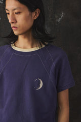 Vintage Levi’s Strauss Sportswear Purple Constellation Moon Embroidery Sweatshirt 復古星座月亮紫色手縫刺繡短袖衛衣