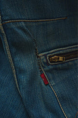 Vintage 2000s Levi's RED Zipper Denim Jeans 34x34 Made in Tunisia 復古2000 年代早期立體剪裁多拉鍊牛仔褲