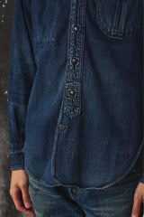 MISTER FREEDOM X Sugar Cane MFSC Naval Clothing Tailor Westren Shirt 聯名海軍軍裝西部牛仔襯衫