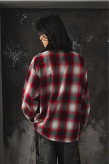 CalTop Classic Plaid Flannel Shirt - Red/Black/White Made in USA經典美製紅黑白格紋長袖襯衫
