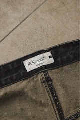 AESYNCTX SCAR WIDE PANTS 韓國新銳設計師品牌 刀割破壞寬版長褲