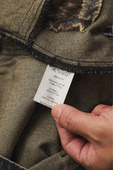 AESYNCTX SCAR WIDE PANTS 韓國新銳設計師品牌 刀割破壞寬版長褲