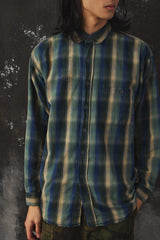 Patagonia Organic Cotton shadow plaid Flannel Shirt - Green/Blue Plaid 有機棉隱格紋長袖襯衫