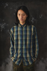 Patagonia Organic Cotton shadow plaid Flannel Shirt - Green/Blue Plaid 有機棉隱格紋長袖襯衫