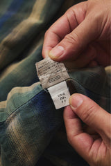 Patagonia Organic Cotton shadow plaid Flannel Shirt - Green/Blue Plaid 有機棉隱格紋長袖襯衫