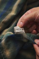 Patagonia Organic Cotton shadow plaid Flannel Shirt - Green/Blue Plaid 有機棉隱格紋長袖襯衫