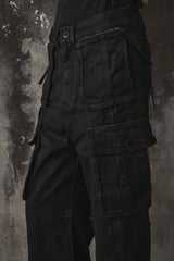 troubled waters CROSS FRINGE PANTS