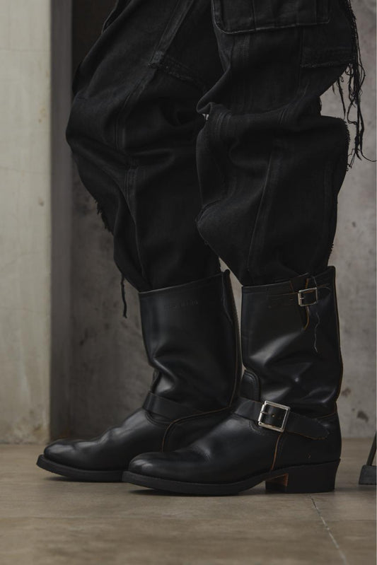 RED WING 2966 Engineer Boots Black Klondike Black Leather 工程師靴 茶芯牛皮