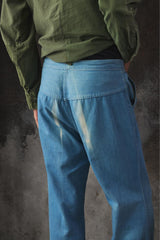 1970s Bell Bottoms Faded Jeans 70年代色落喇叭褲