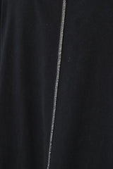 SHINYAKOZUKA PICTURESQUE 'S' COLOURLESS BLACK 日本設計師品牌 S草寫字母短T