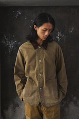 Saby WORKERS JACKET 13.5 oz Rope Dyeing Color Denim OW - BROWN 日本設計師品牌 染製丹寧工作外套