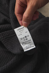 refomed AZEAMI THERMAL TEE 日本設計師品牌 華格夫圓領寬幅長袖上衣 炭灰色