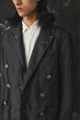 Polo by Ralph Lauren Garment Dyed Double-Breasted Jacket Over-dyed Black 後染工藝雙排釦休閒夾克