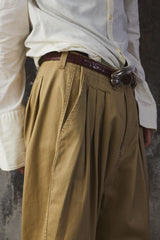 Porter Classic Pleated Tapered Pants經典款打褶錐形休閒長褲