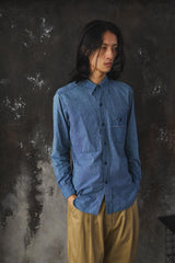 Mister Freedom "NAVAL BASE" Chambray Shirt 海軍復刻青年布襯衫
