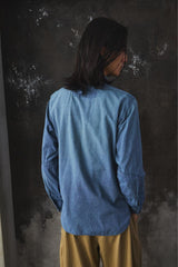 Mister Freedom "NAVAL BASE" Chambray Shirt 海軍復刻青年布襯衫