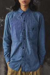 Mister Freedom "NAVAL BASE" Chambray Shirt 海軍復刻青年布襯衫
