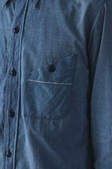 Mister Freedom "NAVAL BASE" Chambray Shirt 海軍復刻青年布襯衫