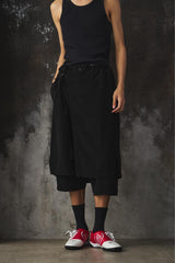 YOHJI YAMAMOTO POUR HOMME TUXEDO WRAP PANTS
