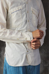 Mister Freedom Sugarcane Chambray Shirt off white