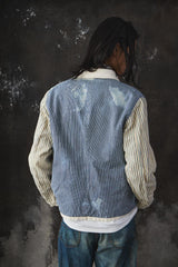 MFSC Mister Freedom x Sugar Cane Le Paletot Diable Jacket 白色三口袋工作外套 雙面穿