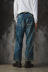 1940s USA 11oz Distressed Triple Stitch Work Pants 40年代美國製 11盎司三道車縫舊化工作褲
