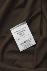 My Beautiful Landlet MERCERIZATION JERSEY TUCK NECK BIG T-SHIRT 日本設計師品牌 綠色棉質落肩寬鬆短T