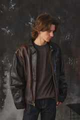Ralph Lauren Double RL RRL 1993’s Vintage Leather Jacket 復古真皮夾克