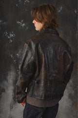 Ralph Lauren Double RL RRL 1993’s Vintage Leather Jacket 復古真皮夾克